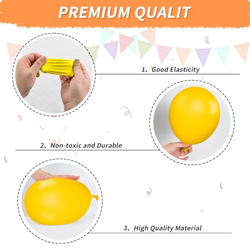 Retro Blue Yellow Orange Balloons, 12 Inch here come balloons Blue and Orange Balloons for Fall Thankgiving Here Comes the...