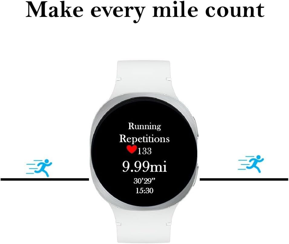 Samsung Galaxy Watch 8 (2025) Bluetooth Smartwatch, Intl Version – Fitness & Sleep Tracking,Heart Rate Monitor, Android Co...