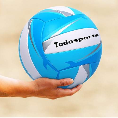 Todosports Volleyball Training Practice Official Size Indoor Outdoor Playground Sand Beach Come with Pump and Needle