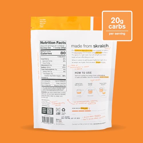 Skratch Labs Hydration Powder | Sport Drink Mix | Electrolytes Powder for Exercise, Endurance, and Performance | Orange | ...