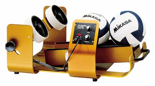 Volleyball Tutor - Gold Battery Model Volleyball Machine. Portable. Automatically Feeds Balls. Speeds up to 60 MPH. Trajec...