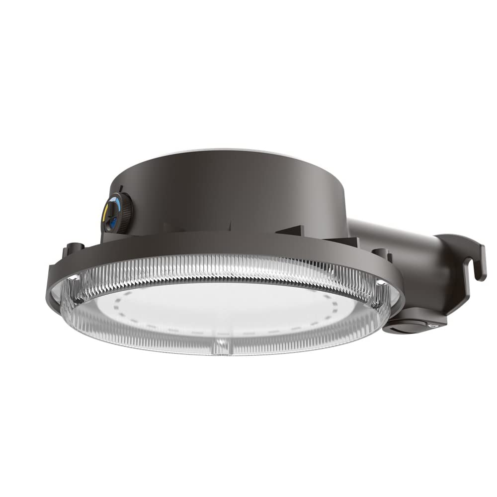 Lithonia Lighting Bgs P2 Sww2 Mvolt Pe Ddb M2 Outdoor Led Sww Photocell Security Light  Dark Bronze  Switchable