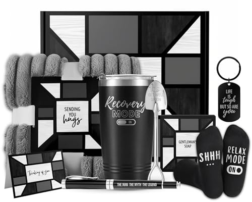 InnoBeta Get Well Gifts for Men After Surgery, Get Well Soon Gift Baskets For Men, Cancer Care Package for Chemo Patients