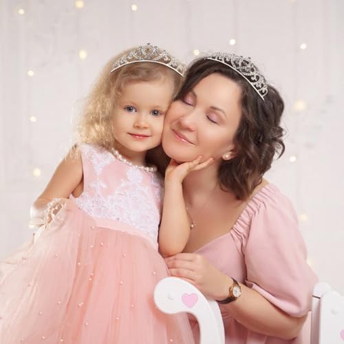 TOBATOBA 10Pcs Tiaras for Women Girls Sparkling Rhinestone Princess Tiara Headband Crowns for Women Girls Tiaras Set Small...