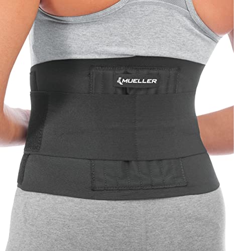MUELLER Sports Medicine Adjustable Back Brace, Ideal for Upper and Lower Back Pain, Relief & Support for Men and Women, St...