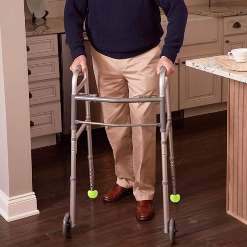 Walker Tennis Balls Precut Tennis Balls for Walkers 4PCS Walkers Legs Universal Precut Glide Balls, Heavy Duty Long Lastin...