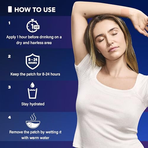 Party Recovery Patch - 42-Pack Party Patches - Wake Up Refreshed and Energized with Skin-Friendly Patch - Strong Adhesive ...