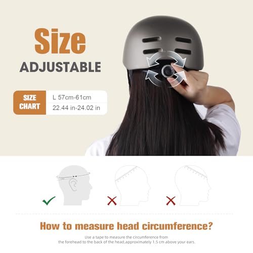 Bike Helmet, Shinmax Baseball Cap Adult Bike Helmets for Men Women Bicycle Helmet Lightweight Adjustable Cycling Helmet fo...