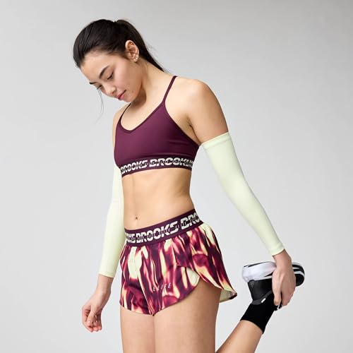 Brooks Women’s PR Elite Split Short, 2" Inseam Racing Shorts with Side Splits, Lightweight Brief Liner & Mid-Rise Fit