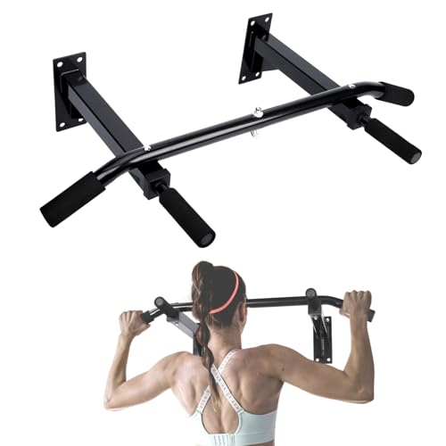 Pull Up Bar Wall Mounted Multifunctional Wall Mounted Pull Up Bar for Home Gym Workout Strength Training Equipment