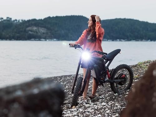 Freego X2 Electric Motorcycle for Adults, Electric Dirt Bike for Teens 6000W Motor 60V/30Ah Battery Long Range, 50MPH Off ...