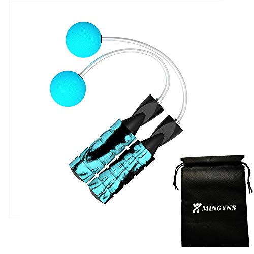 MINGYNS Cordless Jump Rope,Ropeless Skipping Rope Fits All Skill Level Wireless Jumping Rope for Staying Fit Weight Loss a...