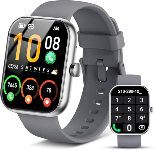 2026 Smart Watch for Men Women (Answer/Make Call), 1.96" HD Fitness Tracker Running Watch,IP68 Waterproof,Pedometer, Slee...