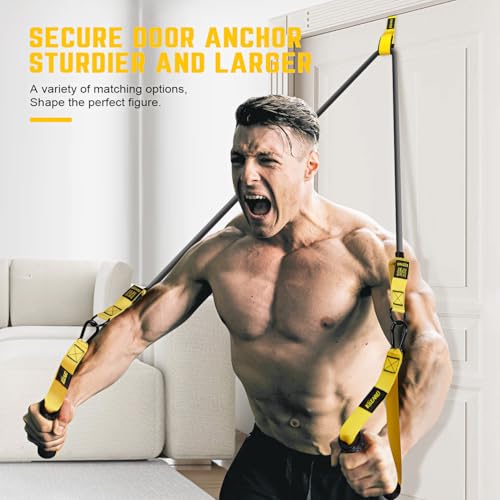 KUZARO Heavy Resistance Bands for Working Out, 300lbs/360lbs Heavy Exercise Bands with Handles, Resistance Bands for Men, ...