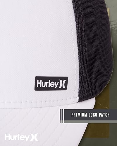Hurley Men's Caps - H2O-Dri League Baseball Caps for Men with Snapback Closure - Classic Mens Trucker Hats (S-XL)