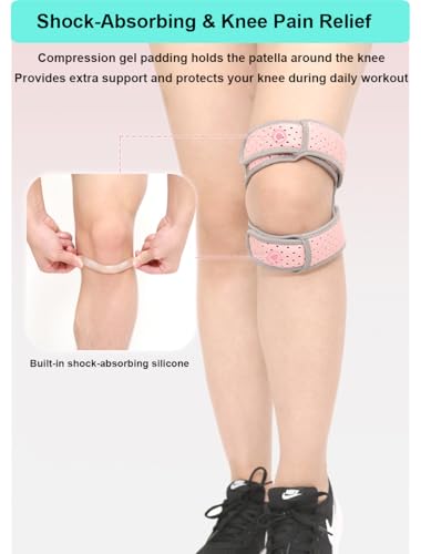 Knee Brace for Women Men Knee Braces for Knee Pain, Patellar Tendon Support Strap, Knee Brace for Meniscus Tear Knee Compr...