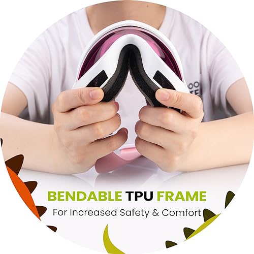 OutdoorMaster Kids Ski Goggles - Helmet Compatible Snow Goggles for Boys & Girls with 100% UV Protection