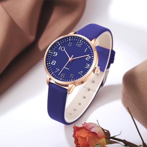 IBSO Women Watches Leather Mesh Strap Round Case Analog Fashion Ladies Wrist Watches