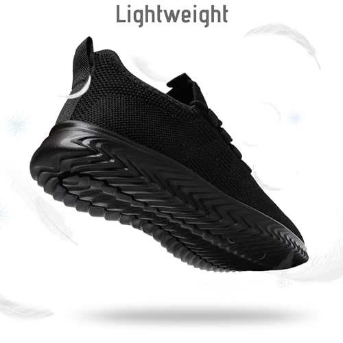 EKRBXA Mens Running Shoes Tennis Shoes Walking Gym Sneakers Lightweight Non Slip Mesh Casual Workout Sneakers
