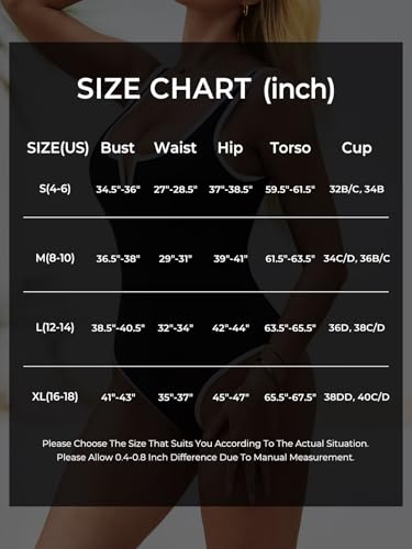 SUUKSESS Women Sexy Tummy Control One Piece Swimsuits High Cut Bathing Suit 2026