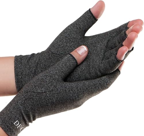 Dr. Frederick’s Original Arthritis Compression Gloves for Women & Men - Doctor-Developed Fingerless Hand Support for Arthr...