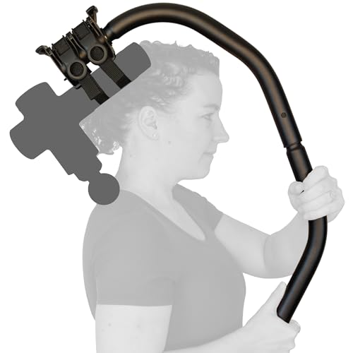 BackBadger Flex Massage Gun Holder for Hard to Reach Areas, Adjustable Ergonomic Handle, for Full-Body Muscle Pain Relief ...