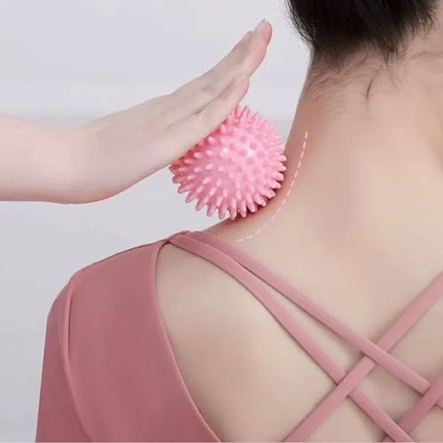 Massage Ball - Spiky for Deep Tissue Back Massage, Foot Massager, Plantar Fasciitis & All Over Body Deep Tissue Muscle The...