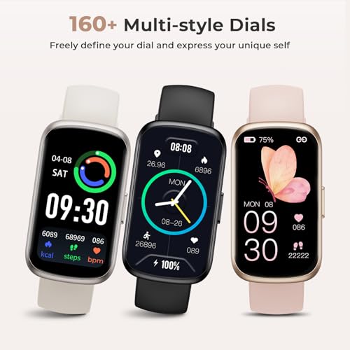 TIFOZEN Fitness Tracker for Women Men, Smart Watch Band with 24/7 Heart Rate Blood Oxygen Sleep Monitor, Calories Step Tra...