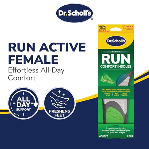 Dr. Scholl's Run Active Comfort Insoles,Trim to Fit Inserts