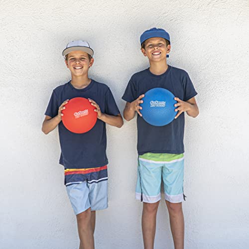 GoSports Playground Balls for Kids - Choose 8.5” or 10” Sizes - Heavy Duty Set of 6 with Carry Bag and Ball Pump