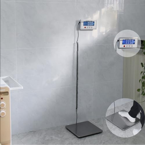ACNHLI Digital Shipping Scales 440 pounds, Stainless Steel Heavy Duty Postal Scale for Warehouses, Homes, Offices, and Cou...