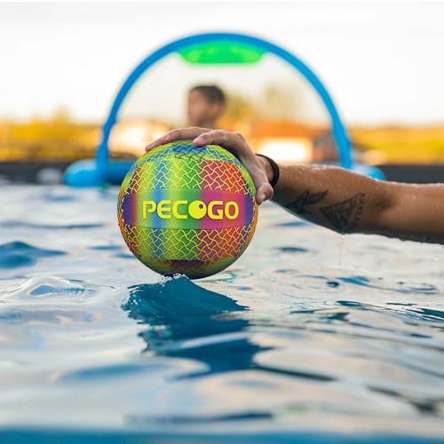 PECOGO Waterproof Volleyball Size 5 - Perfect for Pool, Indoor & Outdoor Games - Durable, Lightweight, and Easy to Use for...
