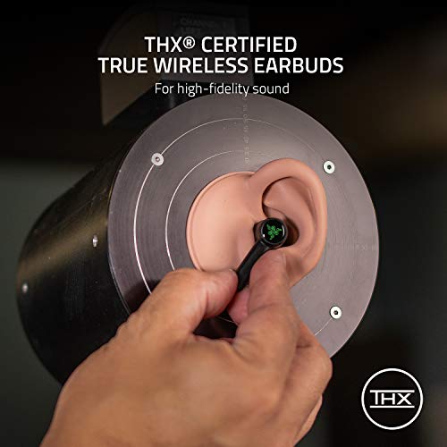 Razer Hammerhead True Wireless Pro Bluetooth Gaming Earbuds: THX Certified - Advanced Hybrid Active Noise Cancellation - 6...
