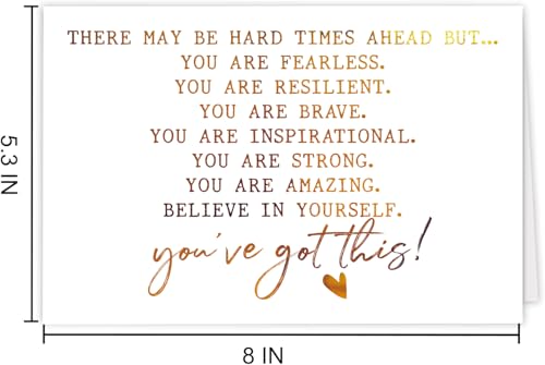 PUGAILA Heartfelt Encouragement&Support Card, Sympathy, Get Well, Affirmation, Positive Sobriety, Thinking of You, Speedy ...