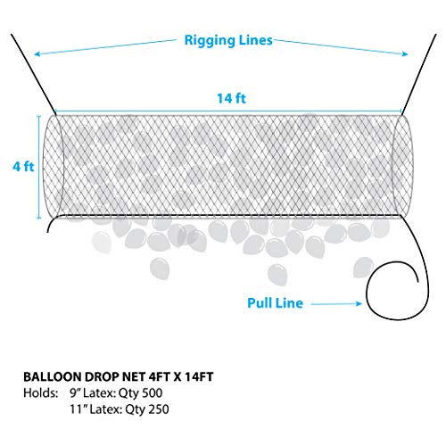 Qualatex Boss500 Balloon Drop 15' X 4.5;
