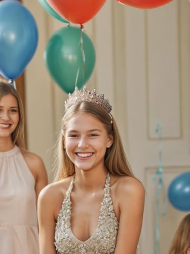 Crown and Tiara Headbands for Women Gold Beautifully Tiara & Crown Girls Bride Headpiece for Wedding Cosplay Halloween Cos...