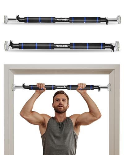 Abahub Doorway Pull-Up Bar with Safety Lock, Home Use Heavy-Duty Door Frame Pull-Up Bar for Upper Body Workout, Adjustable...