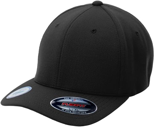 Men's Cool and Dry Flexfit Moisture Wicking Caps in Adult Sizes: S/M, L/XL