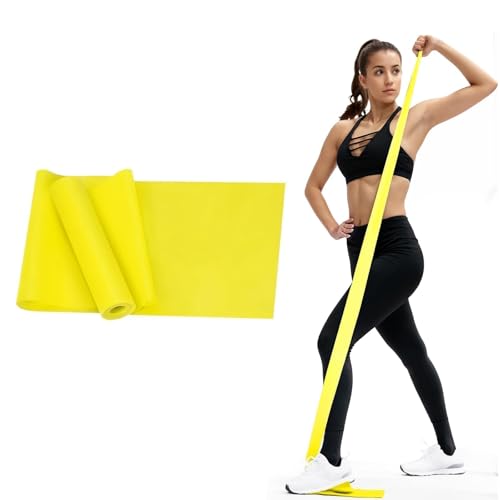 1 Psc Resistance Bands for Women & Men, Strength Training, Yoga & Home Workouts, Latex-Free Elastic Exercise Bands