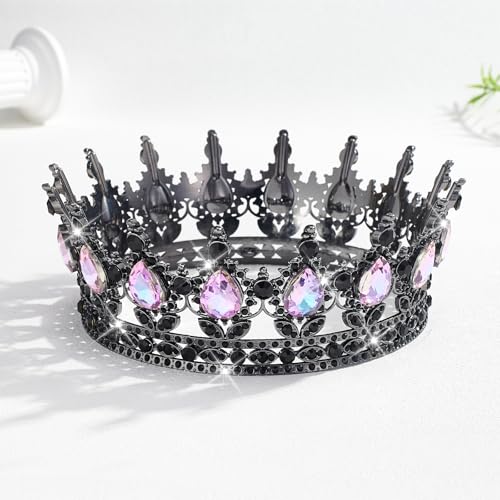 Queen Crown Rhinestone Wedding Crowns and Tiaras for Women Costume Party Hair Accessories Princess Birthday Crown Crystal ...
