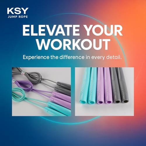 Jump Rope for Men and Women (Lifestyle Series) – Premium Soft-Grip Fitness Rope for Women | Elegant Design, Smooth Rotatio...