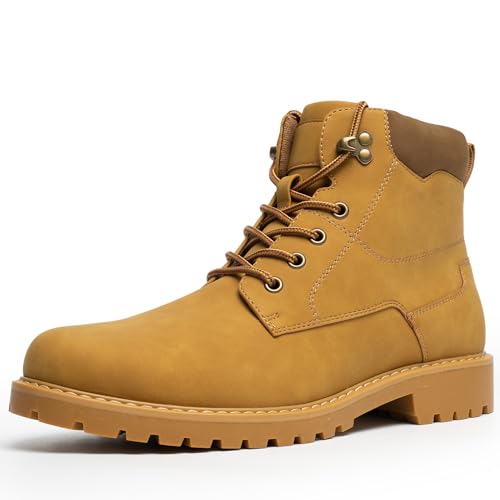 CGRRBW Men's Hiking Boots, Anti-Slip Outdoor Climbing Work Trekking Shoes for Men
