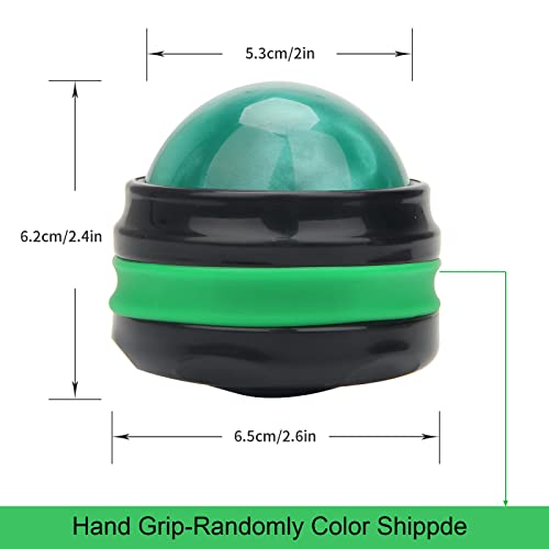Coolrunner Massage Ball, Manual Roller Massager, Handheld Self Massage Therapy and Relax Full Body Tools for Sore Muscles,...