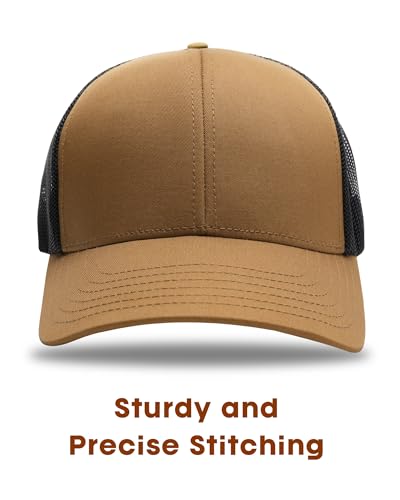 FURTALK Mens Trucker Hat Structured Mesh Baseball Cap Adjustable Classic Mens Hat