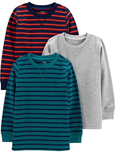 Simple Joys by Carter's Boys 3-Pack Thermal Long Sleeve Shirts
