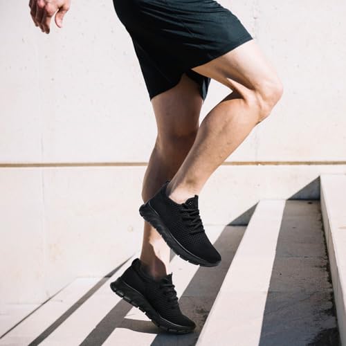 YRLTYO Mens Running Shoes Slip On Tennis Walking Sneakers Workout Athletic Lightweight Casual Sport Shoes
