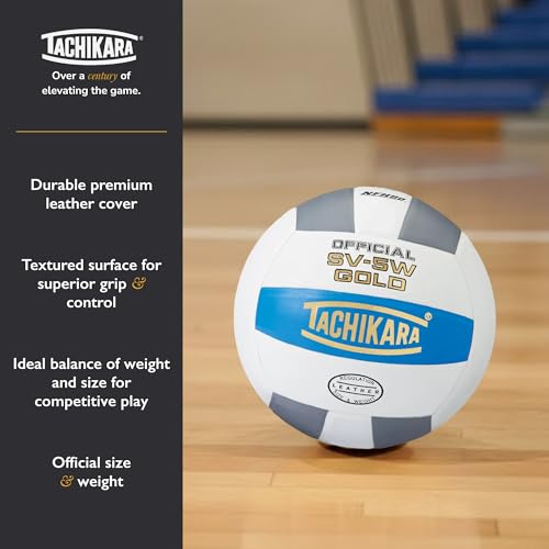 Tachikara SV5W Gold Competition Premium Leather Volleyball