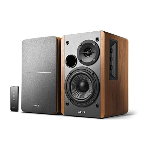 Edifier R1280T Powered Bookshelf Speakers - 2.0 Active Near Field Studio Monitor Speaker - Wooden Enclosure - 42 Watts RMS...