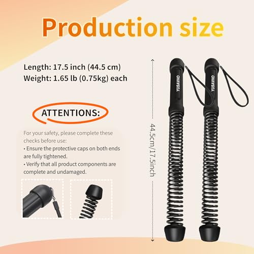 Ropeless Battle Ropes for Home Gym-Portable Cordless Training Rope Fitness Equipment for Men & Women,Weighted Workout Rope...