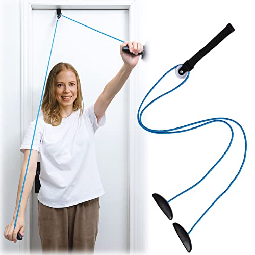 Shoulder Pulley Over The Door Physical Therapy System, Exercise Pulley, Alleviate Shoulder Pain and Facilitate Recovery fr...